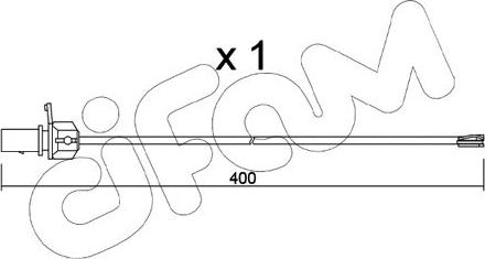 Cifam SU.347 - Warning Contact, brake pad wear car-mod.net