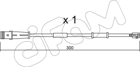Cifam SU.320 - Warning Contact, brake pad wear car-mod.net