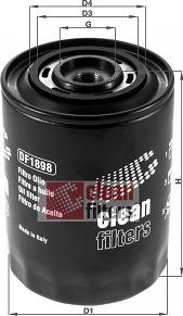 Clean Filters DF1898 - Oil Filter car-mod.net