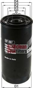 Clean Filters DF 887 - Oil Filter car-mod.net