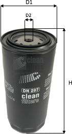 Clean Filters DN 297 - Fuel filter car-mod.net