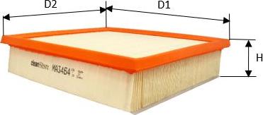 Clean Filters MA3464 - Engine Air Filter car-mod.net