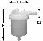 Clean Filters MBNA 013 - Fuel filter car-mod.net