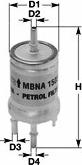 Clean Filters MBNA1503 - Fuel filter car-mod.net