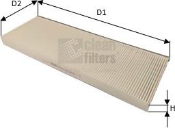 Clean Filters NC2406 - Filter, interior air car-mod.net