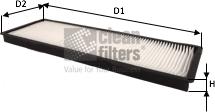 Clean Filters NC2417 - Filter, interior air car-mod.net