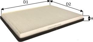Clean Filters NC2425 - Filter, interior air car-mod.net