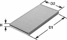 Clean Filters NC2317 - Filter, interior air car-mod.net