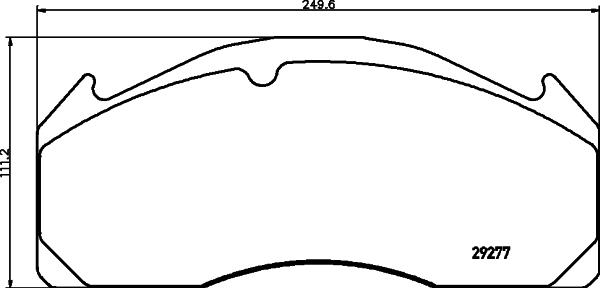 Cobreq N-1503 - Brake Pad Set, disc brake car-mod.net