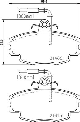Cobreq N-1153 - Brake Pad Set, disc brake car-mod.net