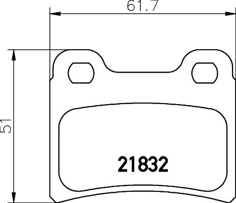 Cobreq N-133 - Brake Pad Set, disc brake car-mod.net