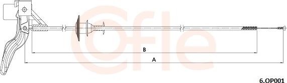Cofle 92.6.OP001 - Bonnet Cable car-mod.net