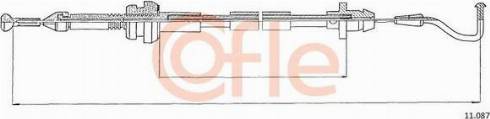 Cofle 9211087 - Accelerator Cable car-mod.net