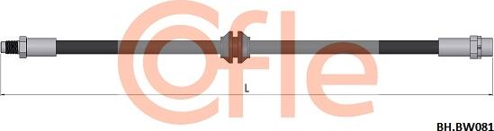 Cofle 92.BH.BW081 - Brake Hose car-mod.net