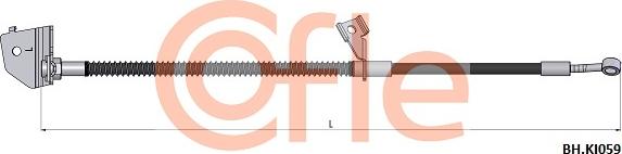 Cofle 92.BH.KI059 - Brake Hose car-mod.net