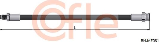 Cofle 92.BH.ME081 - Brake Hose car-mod.net