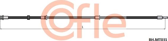 Cofle 92.BH.MT031 - Brake Hose car-mod.net