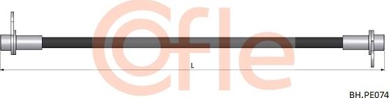 Cofle 92.BH.PE074 - Brake Hose car-mod.net