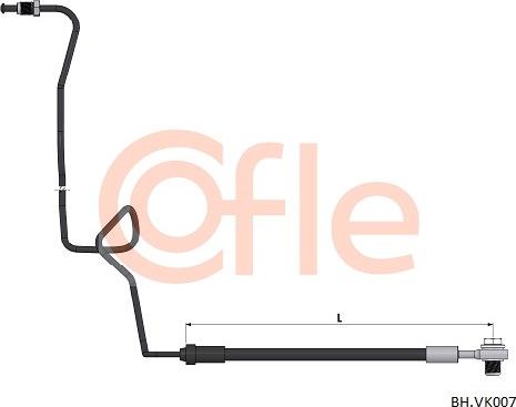 Cofle 92.BH.VK007 - Brake Hose car-mod.net