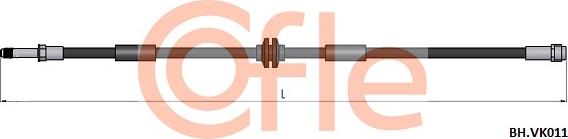 Cofle 92.BH.VK011 - Brake Hose car-mod.net