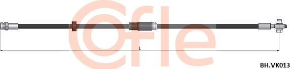 Cofle 92.BH.VK013 - Brake Hose car-mod.net