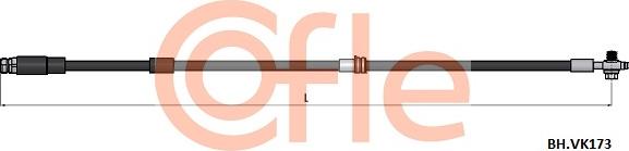 Cofle 92.BH.VK173 - Brake Hose car-mod.net