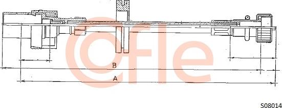 Cofle 92.S08014 - Tacho Shaft car-mod.net