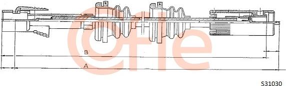 Cofle 92.S31030 - Tacho Shaft car-mod.net