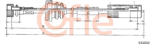 Cofle 92.S31032 - Tacho Shaft car-mod.net