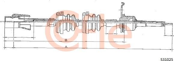 Cofle 92.S31025 - Tacho Shaft car-mod.net