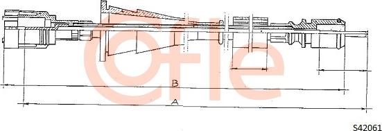 Cofle 92.S24061 - Tacho Shaft car-mod.net