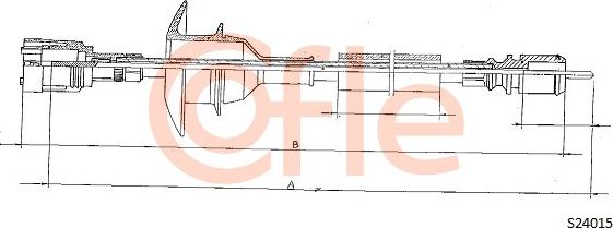 Cofle 92.S24015 - Tacho Shaft car-mod.net