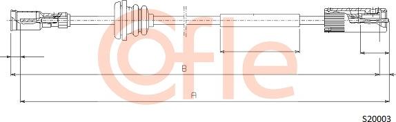 Cofle S 20003 - Tacho Shaft car-mod.net