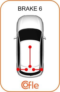 Cofle 20.160B053 - Cable, parking brake car-mod.net