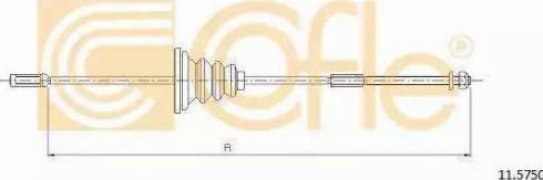 Cofle 17.1510 - Cable, parking brake car-mod.net