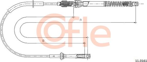 Cofle 11.0161 - Accelerator Cable car-mod.net