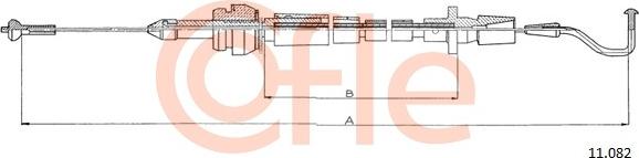 Cofle 11.082 - Accelerator Cable car-mod.net