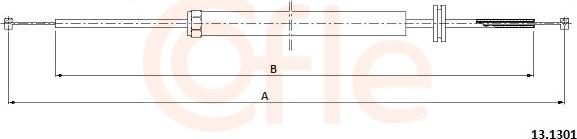 Cofle 13.1301 - Bonnet Cable car-mod.net