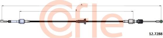Cofle 12.7288 - Cable, tip, manual transmission car-mod.net