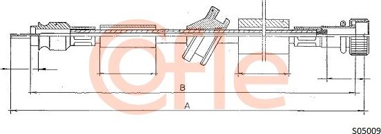 Cofle S05009 - Tacho Shaft car-mod.net