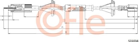 Cofle S 31034 - Tacho Shaft car-mod.net