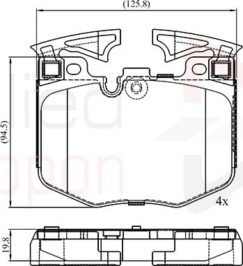 Comline ADB02527 - Brake Pad Set, disc brake car-mod.net