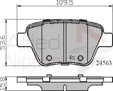 Comline ADB02022 - Brake Pad Set, disc brake car-mod.net