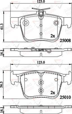 Comline ADB02156 - Brake Pad Set, disc brake car-mod.net
