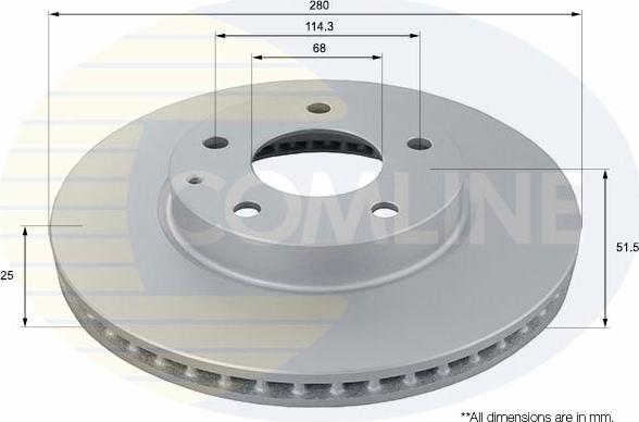 Comline ADC0478V - Brake Disc car-mod.net
