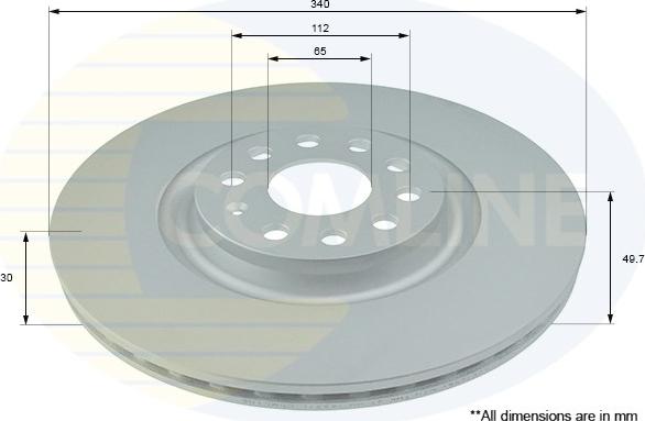 Comline ADC1498V - Brake Disc car-mod.net