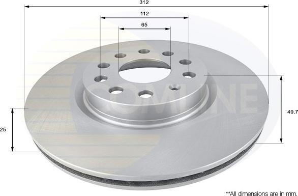 Comline ADC1449V - Brake Disc car-mod.net