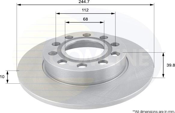 Comline ADC1446 - Brake Disc car-mod.net