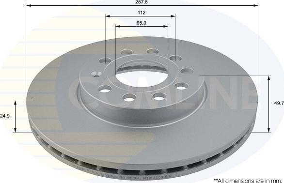 Comline ADC1455V - Brake Disc car-mod.net