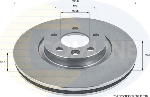 Comline ADC1452V - Brake Disc car-mod.net